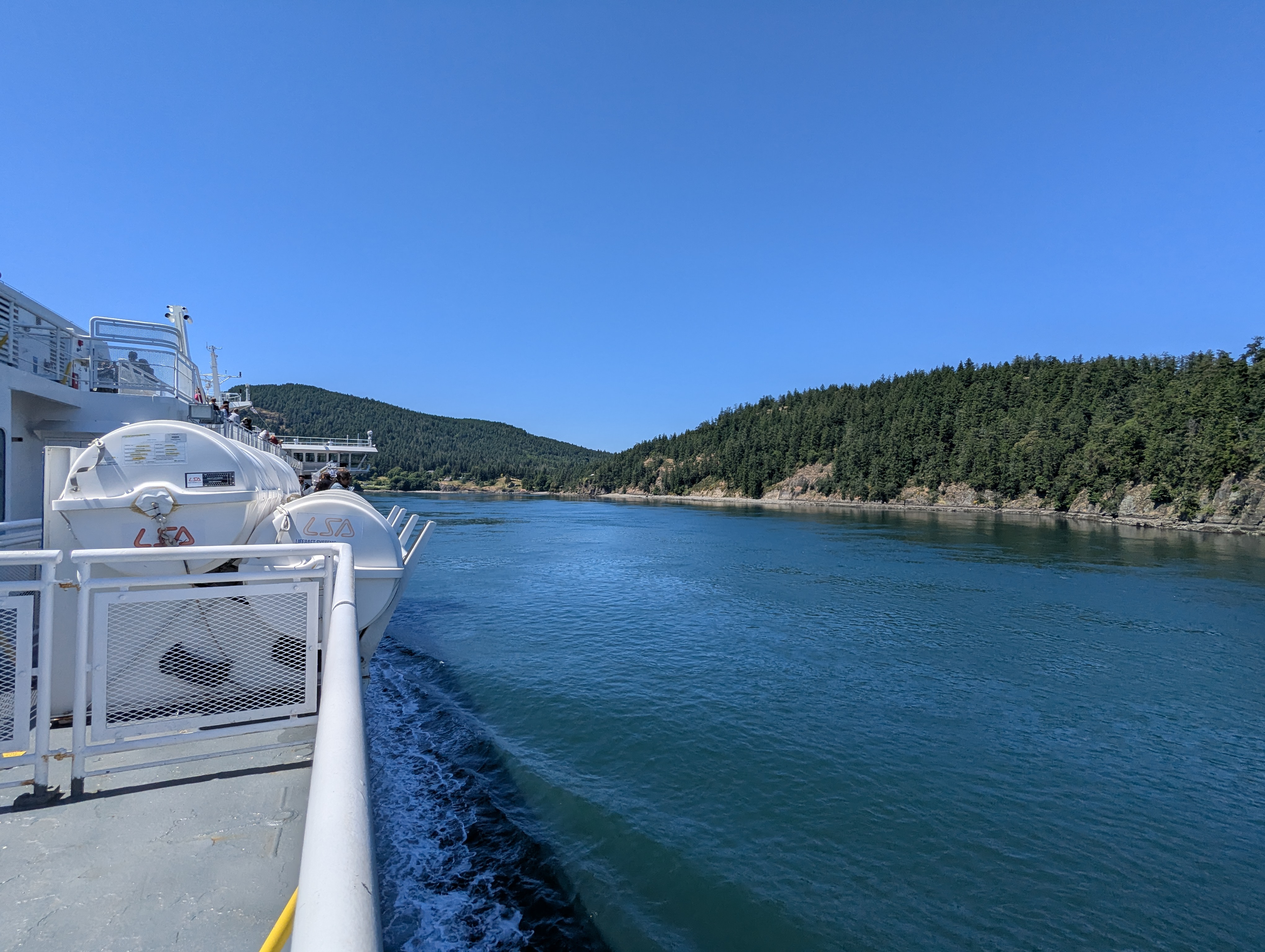 Birthday Trip to Canada, Ferry, Vancouver Island, British Columbia